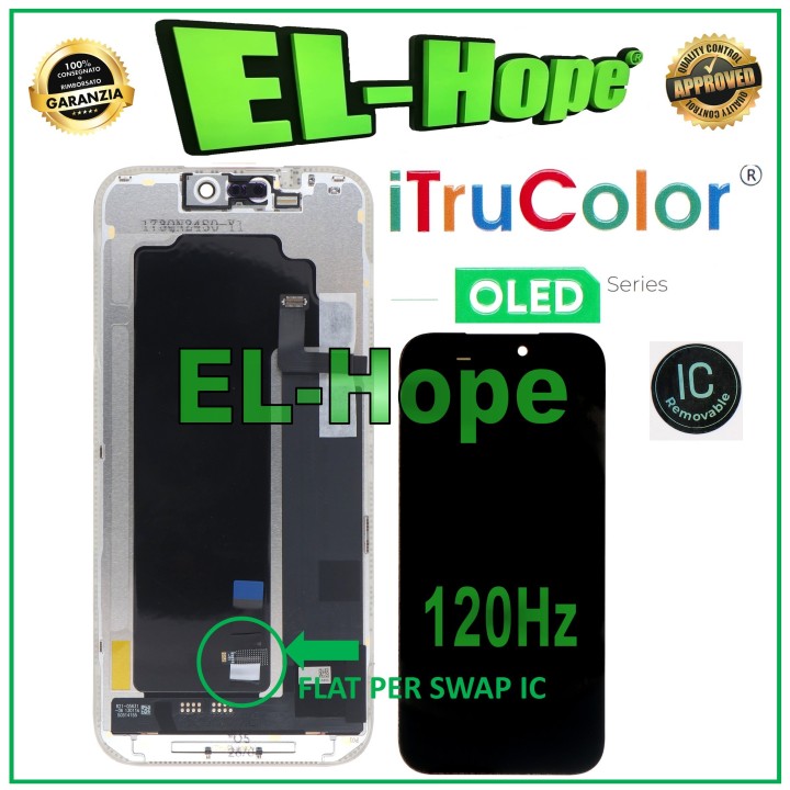 iTruColor SOFT OLED 120Hz LCD DISPLAY FOR APPLE IPHONE 17 PRO MAX TOUCH GLASS