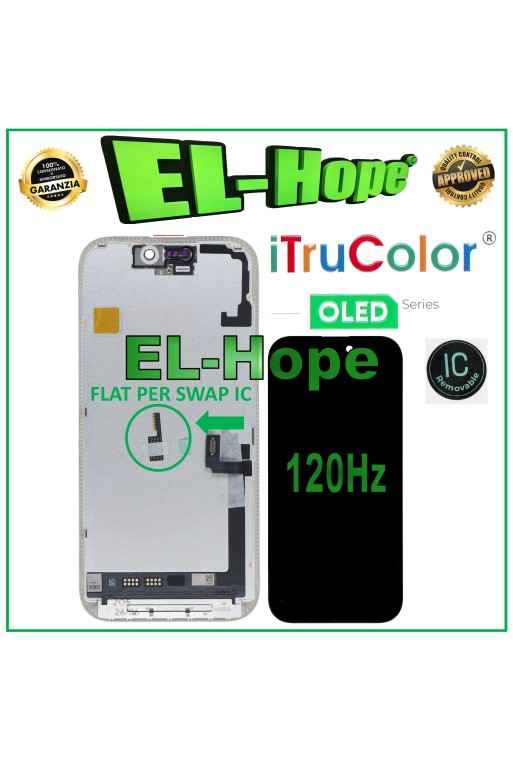 iTruColor SOFT OLED LCD DISPLAY 120Hz FOR APPLE IPHONE 17 TOUCH GLASS SCREEN
