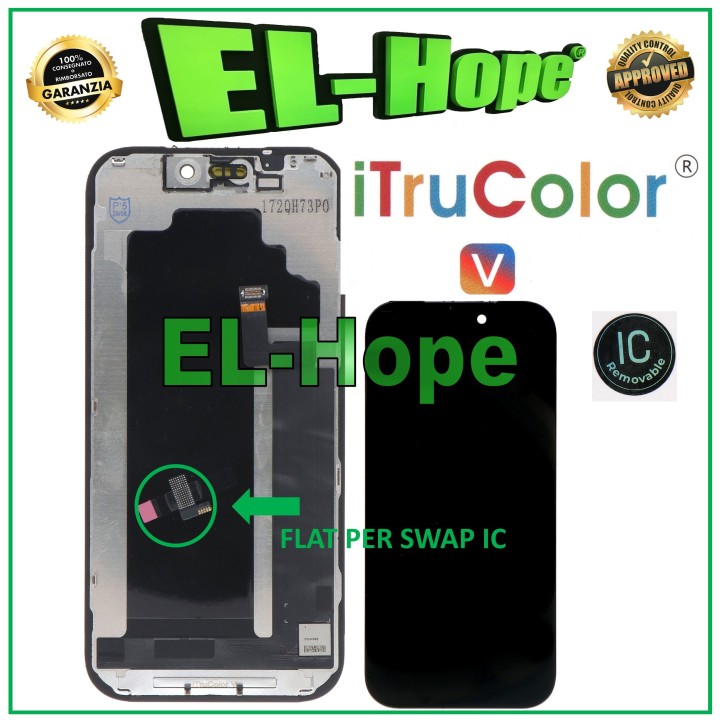 iTruColor INCELL LCD DISPLAY FOR APPLE IPHONE 17 PRO TOUCH SCREEN GLASS