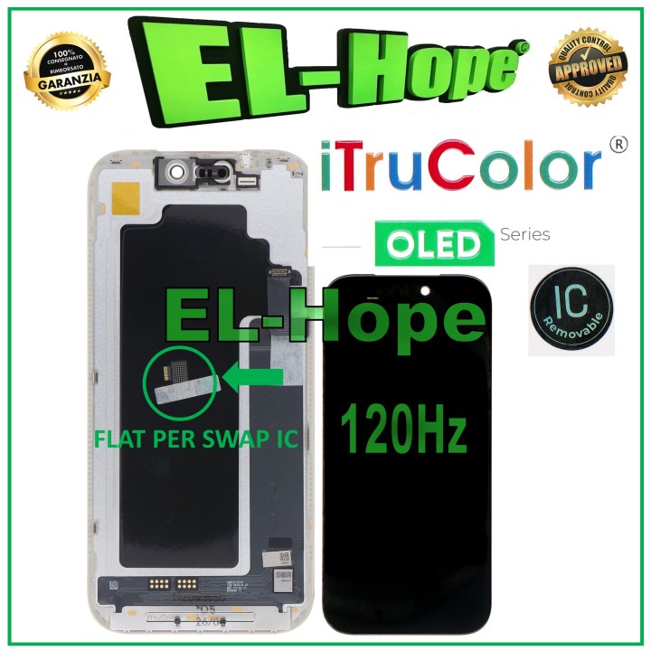 iTruColor SOFT OLED LCD DISPLAY 120Hz FOR APPLE IPHONE 17 PRO TOUCH SCREEN GLASS