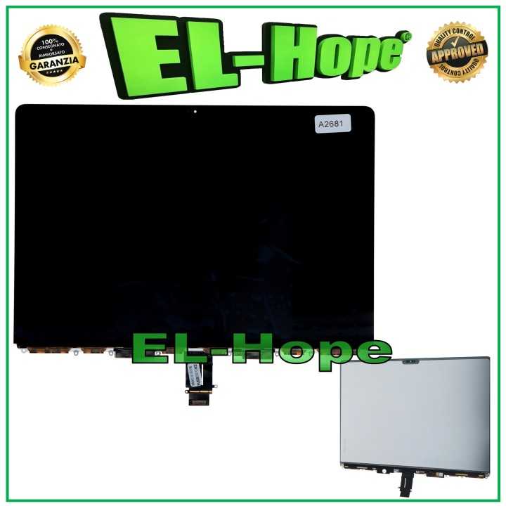 LCD DISPLAY FOR APPLE MACBOOK AIR 13.6 M2 2022 A2681 MONITOR SCREEN