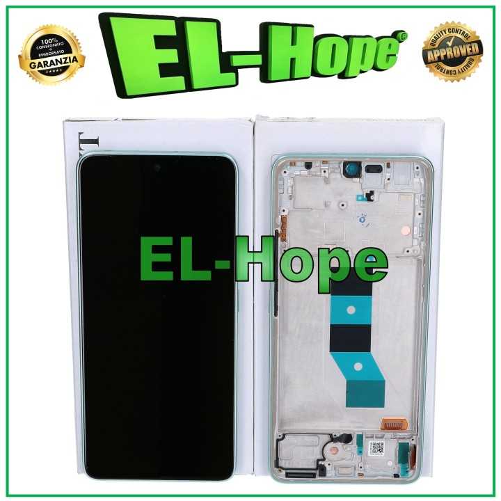TOUCH LCD DISPLAY + ORIGINAL FRAME SERVICE XIAOMI POCO M7 PRO 2024 BLUE