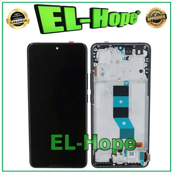 OLED LCD DISPLAY FRAME FOR XIAOMI POCO M7 PRO 2024 TOUCH SCREEN BLACK