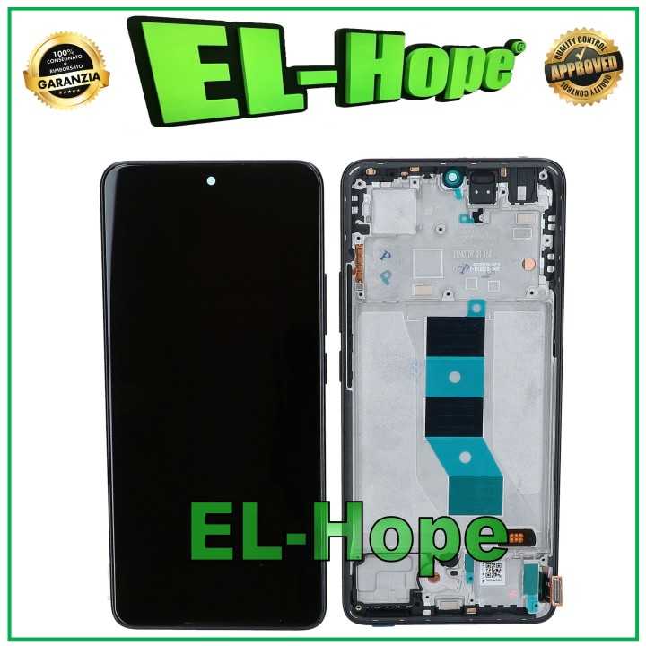 TFT LCD DISPLAY FRAME FOR XIAOMI POCO M7 PRO 2024 TOUCH SCREEN BLACK