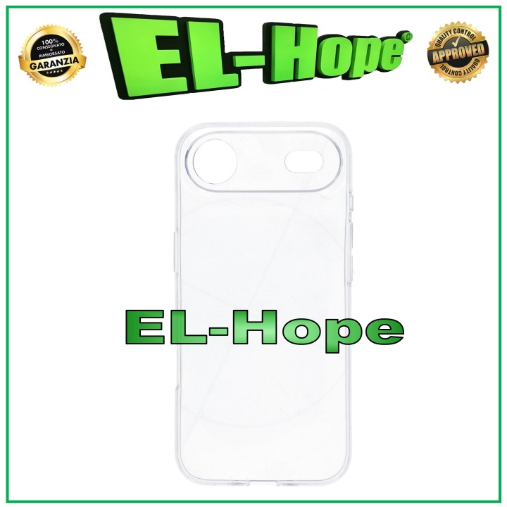 Transparent Protective Case Cover for iPhone 17 Air with TPU Bumper