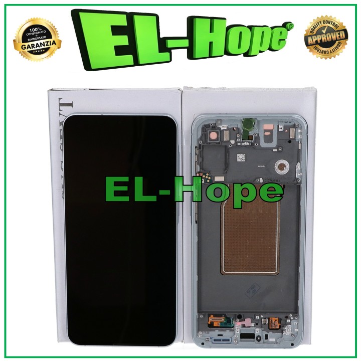 ORIGINAL SERVICE LCD TOUCH DISPLAY SAMSUNG A57 SM-A576 BLUE FRAME GH82-39285C