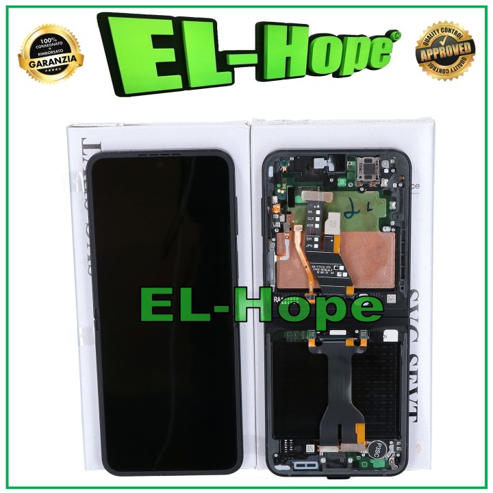ORIGINAL SERVICE LCD TOUCH DISPLAY SAMSUNG SM-F761 Z FLIP 7 FE BLACK GH82-37734A