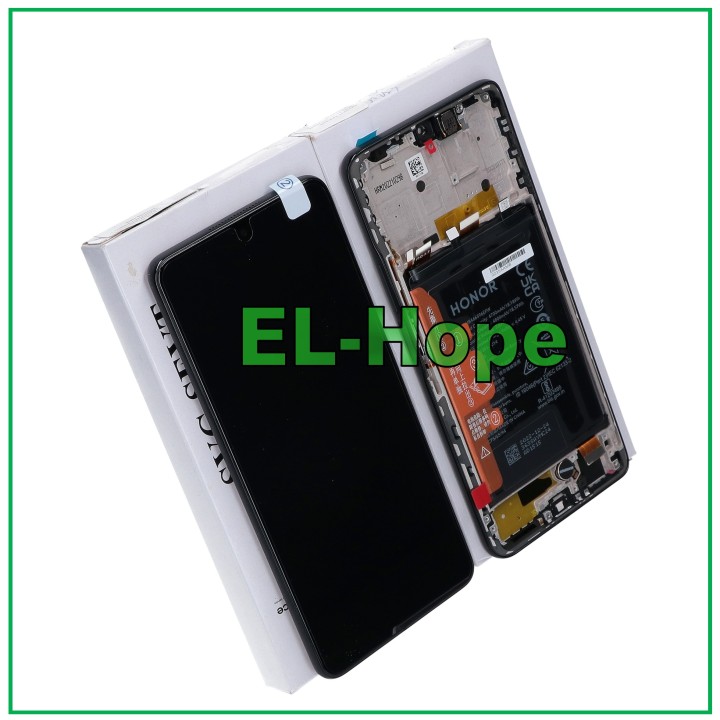 TOUCH DISPLAY + ORIGINAL BATTERY SERVICE HONOR MAGIC 4 LITE ANY-LX1 FRAME BLACK