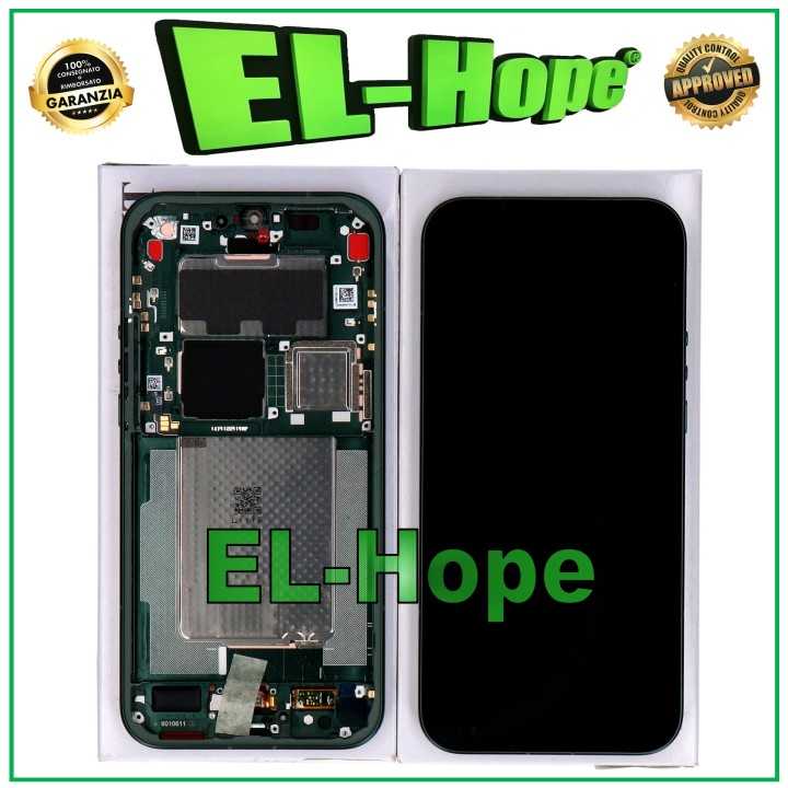 ORIGINAL SERVICE LCD DISPLAY XIAOMI 17 ULTRA 25128PNA1G TOUCH FRAME GREEN