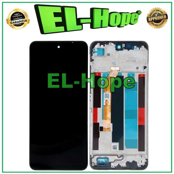 LCD DISPLAY FRAME FOR OPPO REALME P3 LITE 4G RMX5300 TOUCH SCREEN GLASS SCREEN