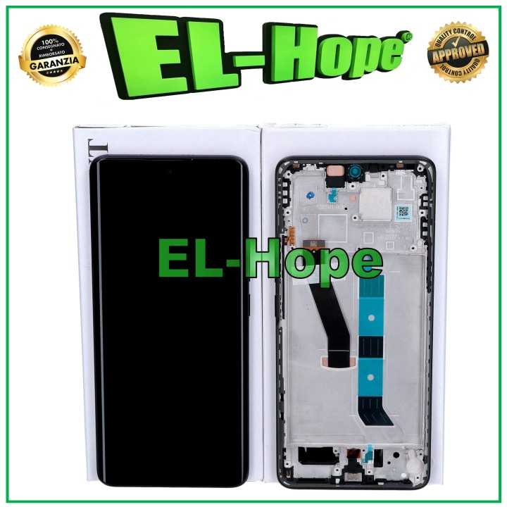 ORIGINAL SERVICE DISPLAY XIAOMI REDMI NOTE 15 5G 25098RA98G TOUCH FRAME BLACK