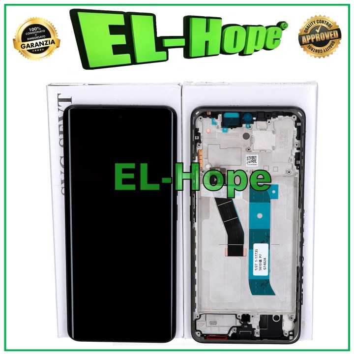 ORIGINAL SERVICE DISPLAY XIAOMI REDMI NOTE 15 4G 2510DRA23E TOUCH FRAME BLACK