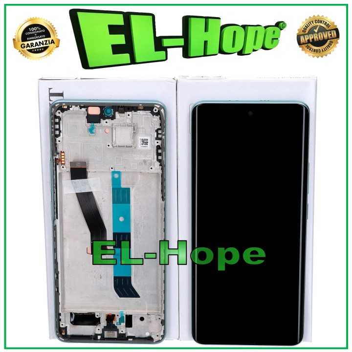 ORIGINAL SERVICE LCD DISPLAY XIAOMI POCO M8 5G 25118PC98G TOUCH FRAME GREEN