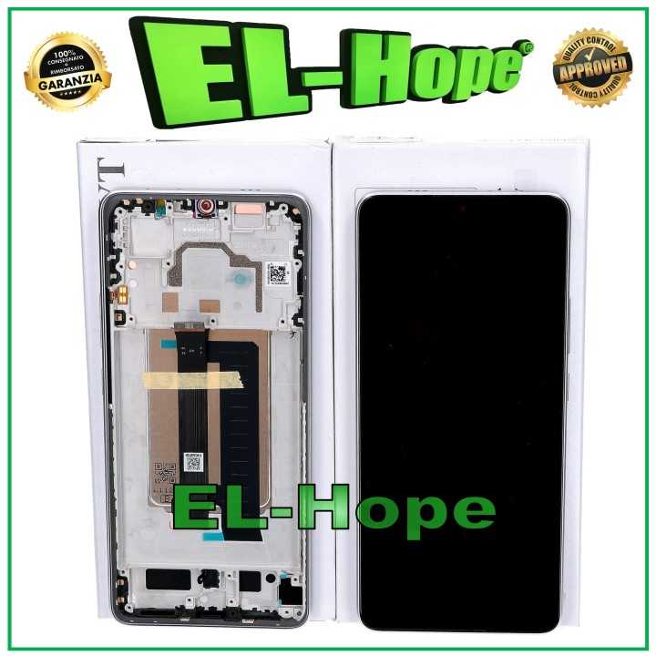ORIGINAL SERVICE LCD DISPLAY XIAOMI POCO X6 PRO 5G 2311DRK48I TOUCH FRAME GRAY