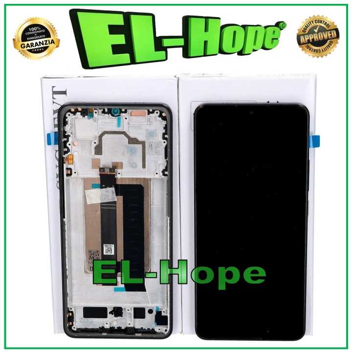 DISPLAY FRAME TOUCH + LCD ORIGINAL SERVICE XIAOMI POCO X6 PRO 2311DRK48I YELLOW