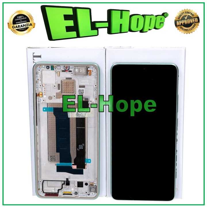 ORIGINAL SERVICE LCD DISPLAY XIAOMI POCO X7 PRO 5G 2412DPC0AI TOUCH FRAME GREEN