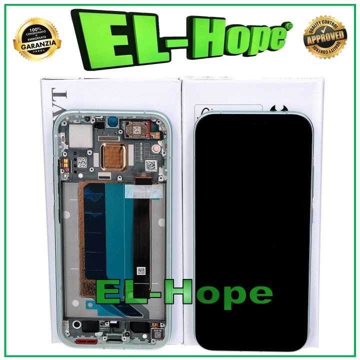 ORIGINAL SERVICE DISPLAY XIAOMI POCO X8 PRO 2511FPC34G TOUCH FRAME MINT GREEN