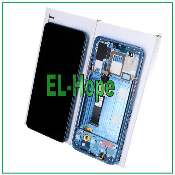 ORIGINAL SERVICE LCD TOUCH DISPLAY XIAOMI MI 9 M1902F1A F1G F1T FRAME BLUE