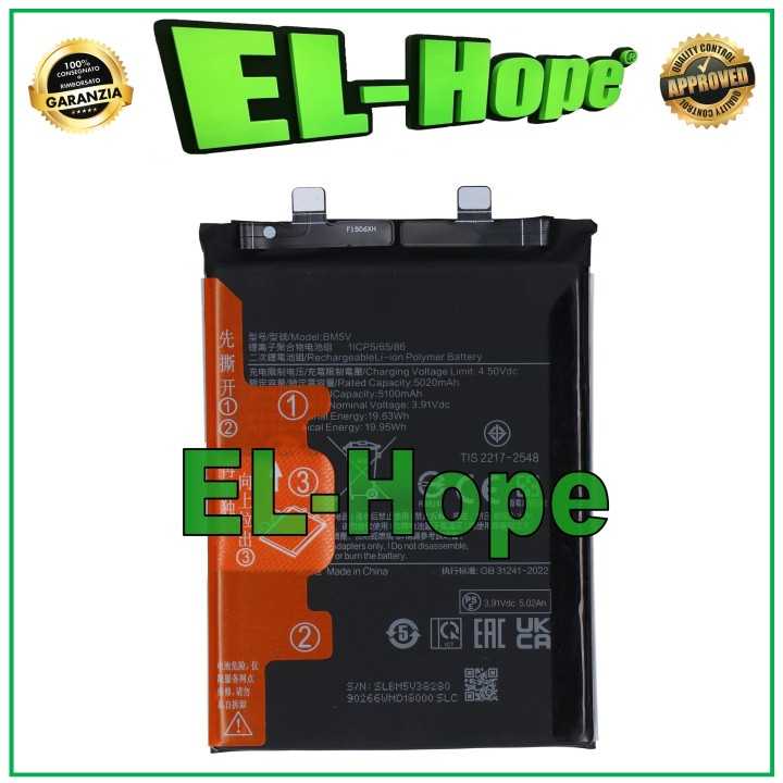 BM5V BATTERY FOR XIAOMI POCO X6 23122PCD1G 23122PCD1I 5100mAh EQUAL TO ORIGINAL