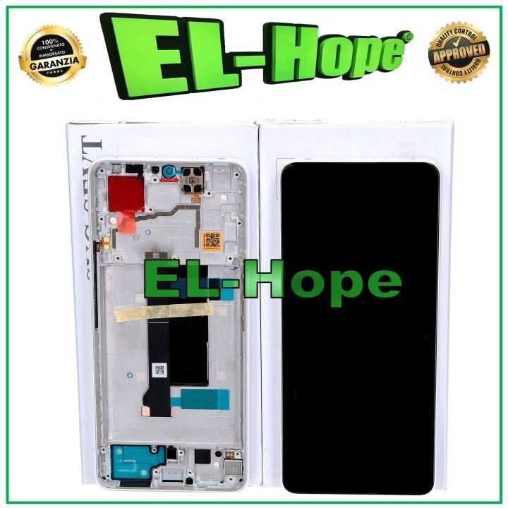 ORIGINAL SERVICE TOUCH FRAME LCD DISPLAY XIAOMI POCO X6 5G 23122PCD1 WHITE