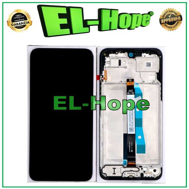 TOUCH LCD DISPLAY + ORIGINAL FRAME SERVICE XIAOMI POCO M7 4G EU VERSION