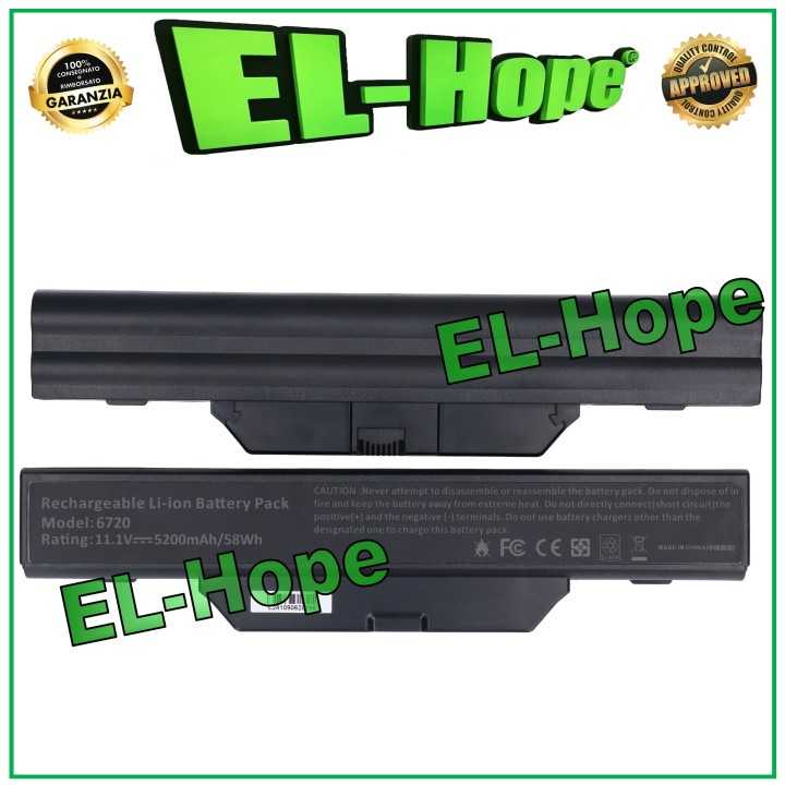 BATTERY FOR NOTEBOOK PC HSTNNXB52 HSTNN-IB51 5200 mAh 11.1V BLACK EQUAL TO ORIGINAL