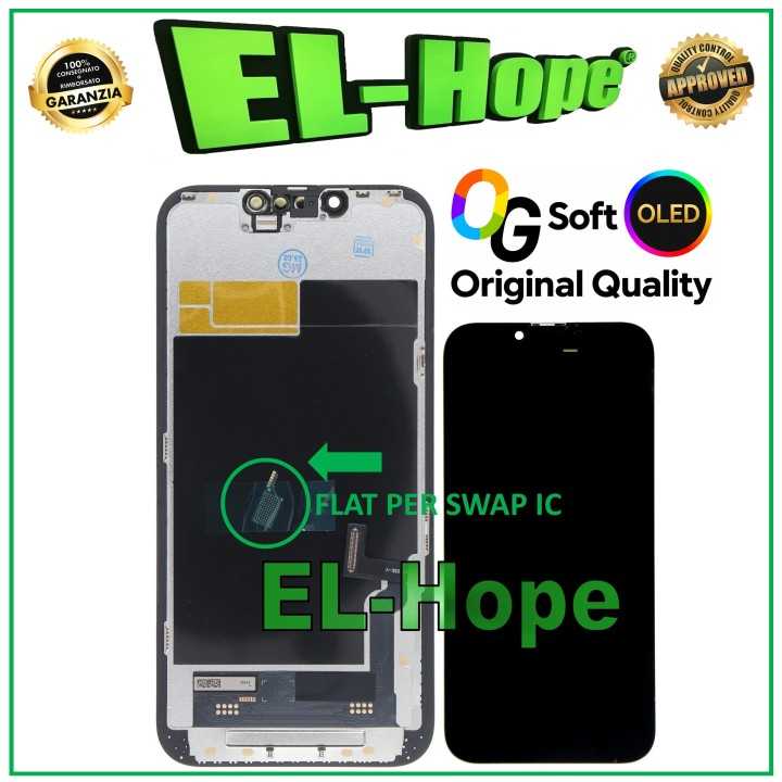 OG SOFT OLED LCD DISPLAY FOR IPHONE 13 TOUCH SCREEN GLASS SCREEN EQUAL TO ORIGINAL