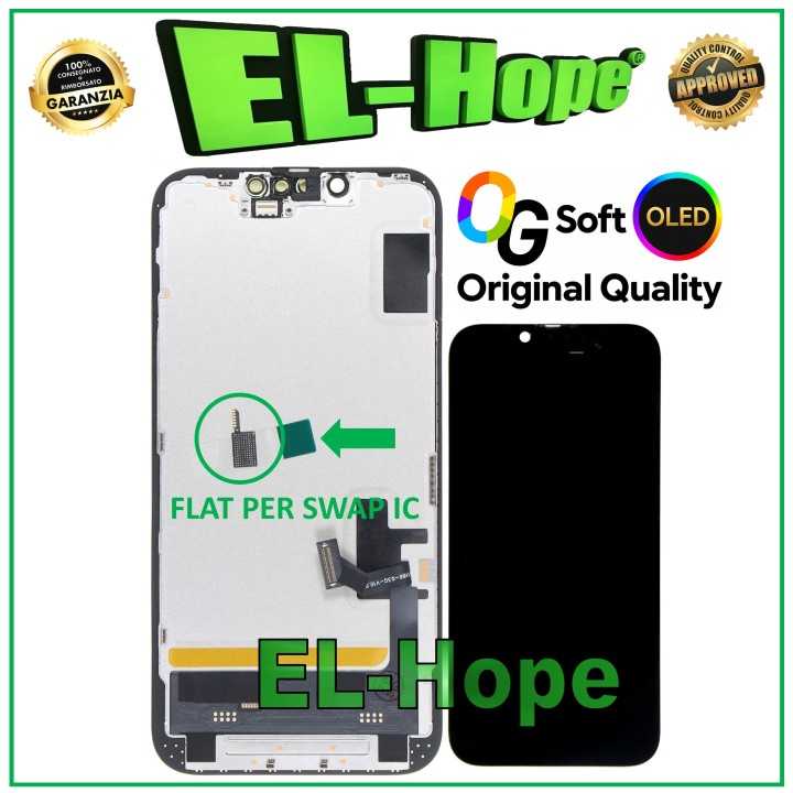 OG SOFT OLED LCD DISPLAY FOR IPHONE 14 TOUCH SCREEN GLASS SCREEN EQUAL TO ORIGINAL