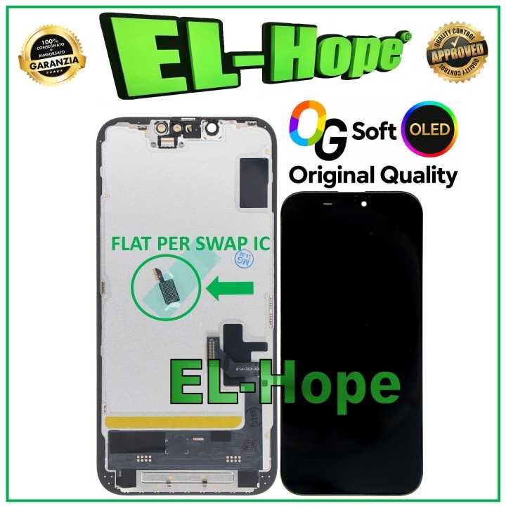 OG SOFT OLED LCD DISPLAY FOR IPHONE 16E TOUCH GLASS SCREEN EQUAL TO ORIGINAL