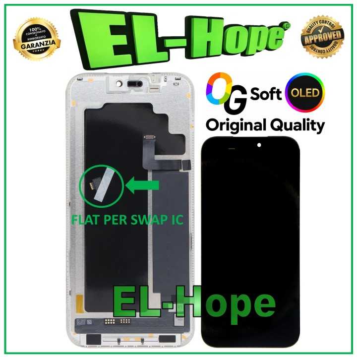 OG SOFT OLED LCD DISPLAY FOR IPHONE 17 PRO MAX 120Hz TOUCH GLASS EQUAL ORIGINAL