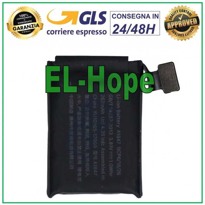 BATTERY FOR APPLE WATCH SERIES 3 GENERATION 38 mm GPS BATTERY A1848 262 mAh
