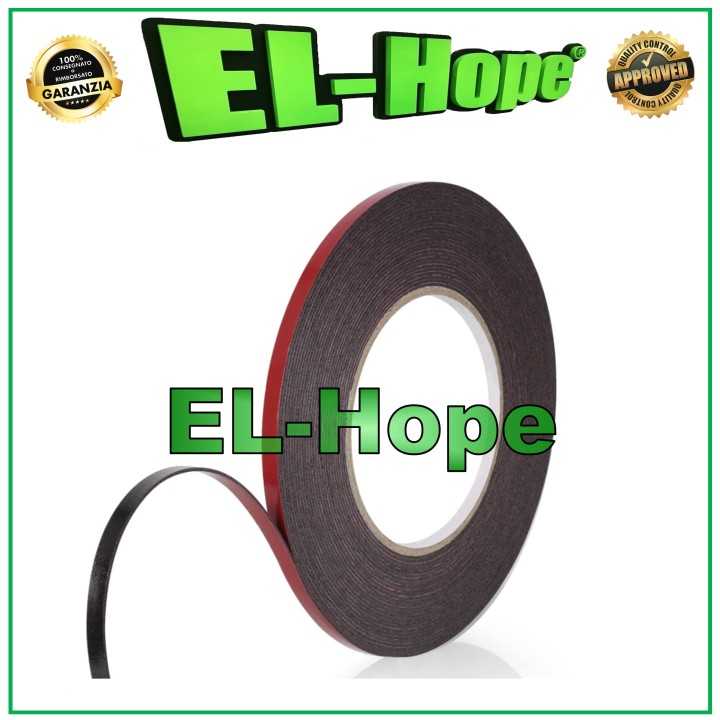 5mm Black Double Sided Tape for Touch Screens, Cell Phones, and Tablets, 10 Meters