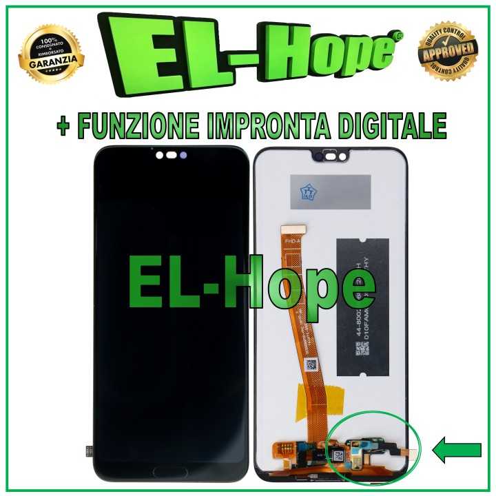 LCD DISPLAY FOR HUAWEI HONOR 10 COL-L29 L09 AL00 TOUCH GLASS - NO FINGERPRINT