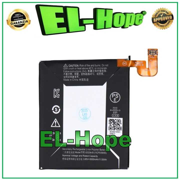 BATTERY G020E-B FOR GOOGLE PIXEL 3A G020F 3000 mAh QUALITY EQUAL TO ORIGINAL