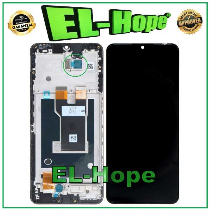 LCD DISPLAY + FRAME FOR ZTE BLADE A73 5G TOUCH SCREEN GLASS SLOT SCREEN VERS.1
