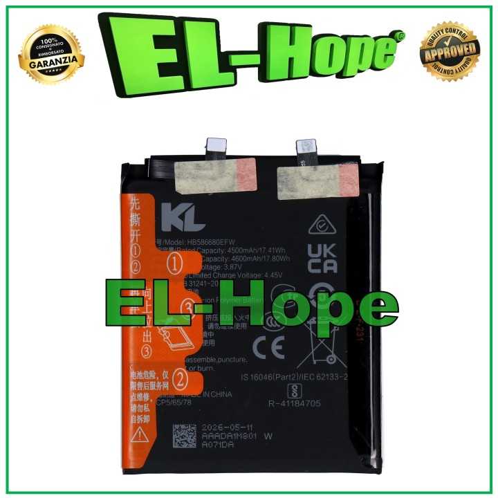 BATTERY HB586680EFW FOR HONOR MAGIC 4 PRO LGE-NX9 4600 mAh EQUAL TO ORIGINAL