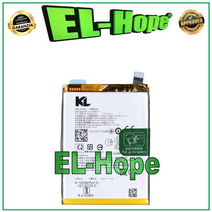 BLPA63 BATTERY FOR OPPO RENO 12 PRO CPH2629 5000 mAh EQUAL TO ORIGINAL