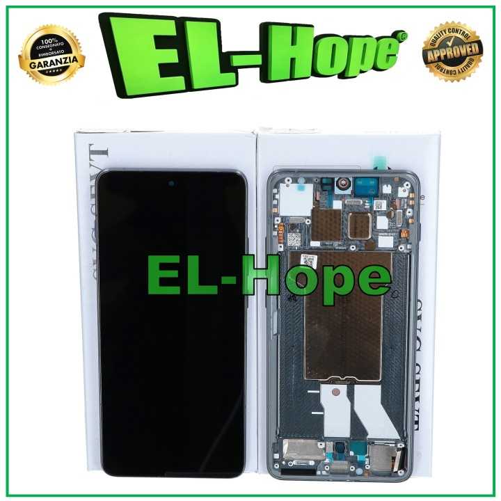 ORIGINAL DISPLAY SERVICE MOTOROLA MOTO EDGE 70 XT2601 TOUCH FRAME GRAY