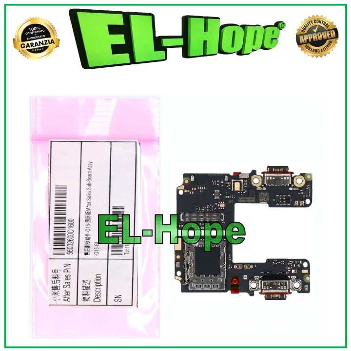 ORIGINAL CHARGING CONNECTOR SERVICE XIAOMI REDMI NOTE 14 PRO 5G 24094RA29G